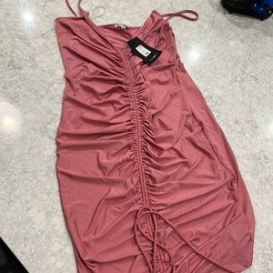 Brand New scrunched mini dress